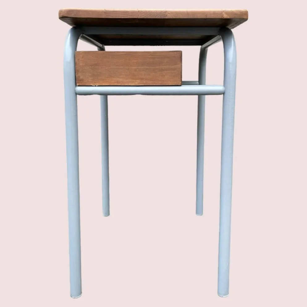 Petit bureau d’écolier et sa chaise vintage