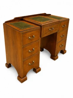Petit Bureau Secrétaire à caissons style Anglais