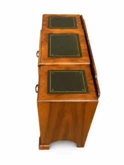 Petit Bureau Secrétaire à caissons style Anglais