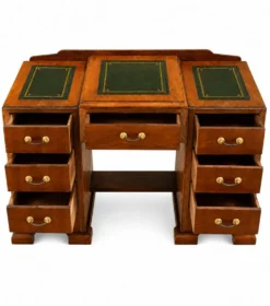 Petit Bureau Secrétaire à caissons style Anglais