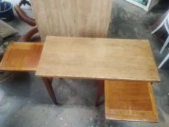 Petit bureau vintage en chêne