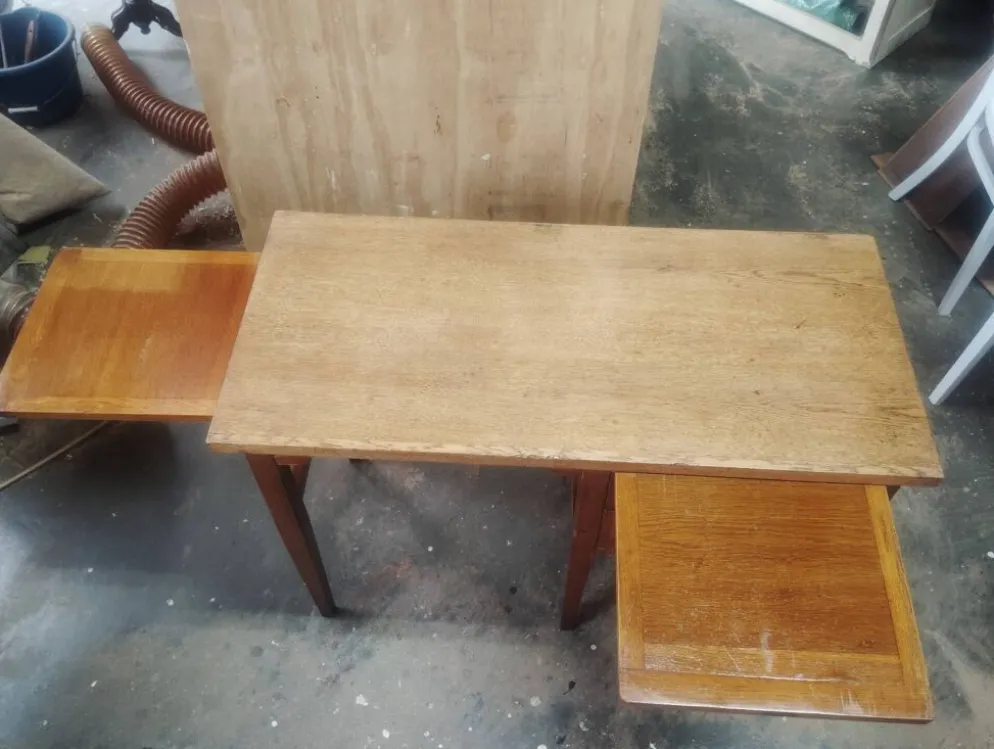 Petit bureau vintage en chêne