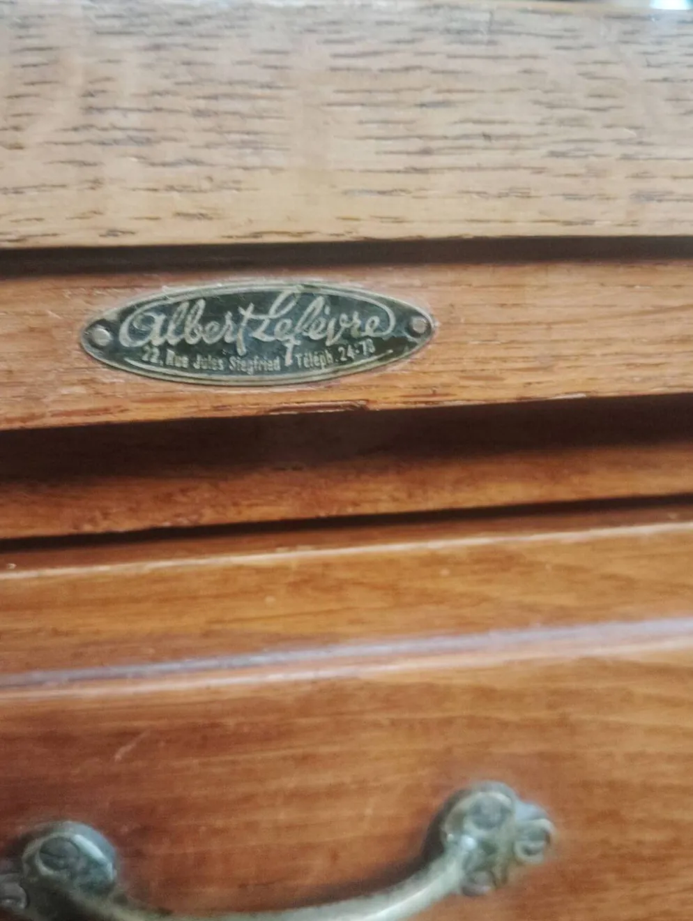 Petit bureau vintage en chêne