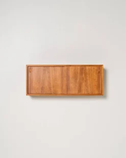 Petit cabinet mural en teck, Scandinavie, années 1960