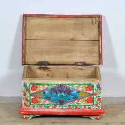 petit coffre d'art populaire, vers 1950