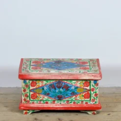 petit coffre d'art populaire, vers 1950
