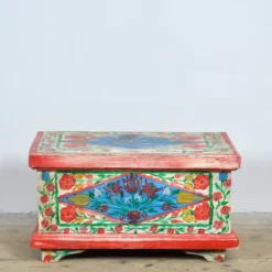 petit coffre d'art populaire, vers 1950