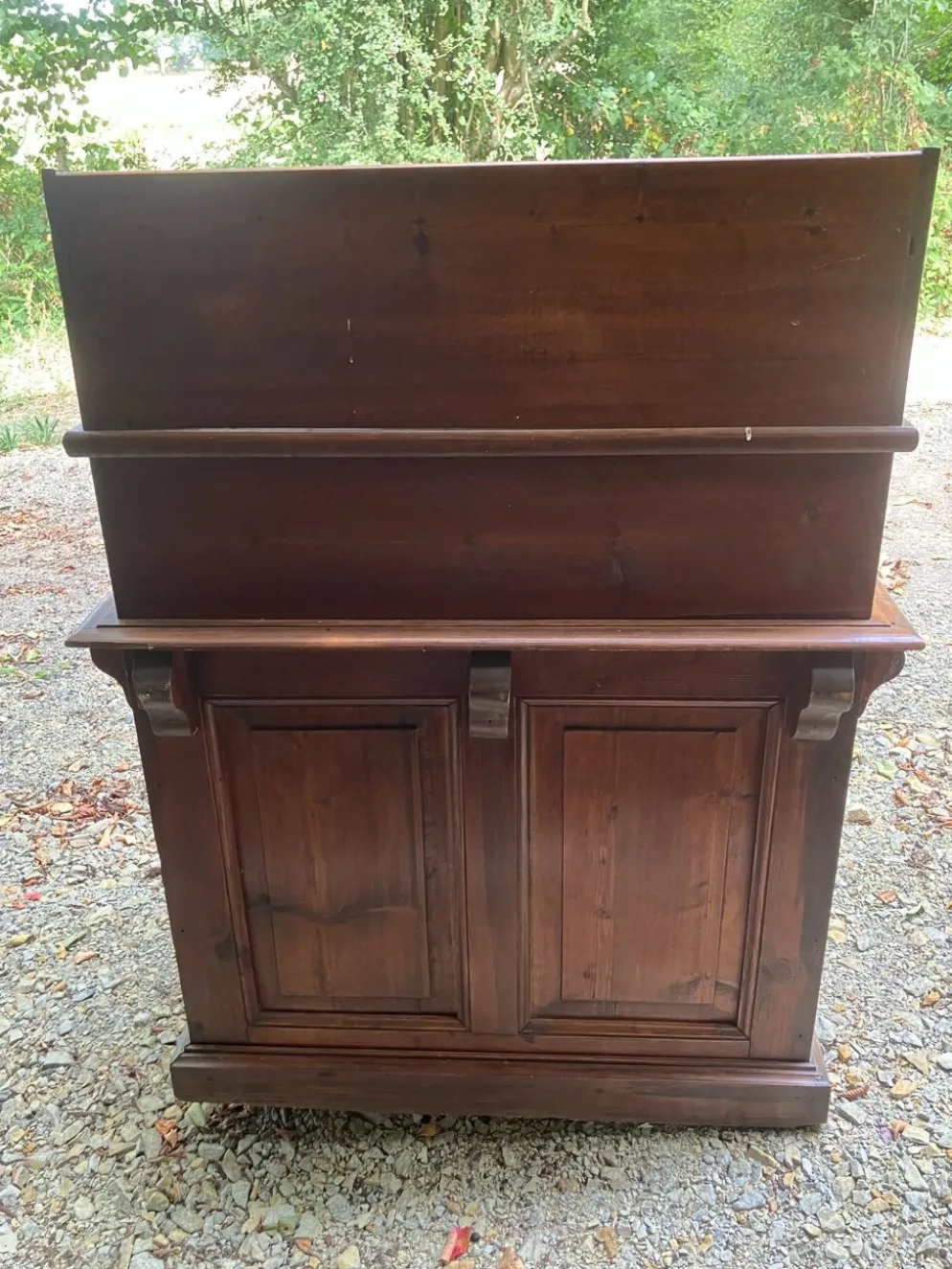 Petit comptoir bureau vintage