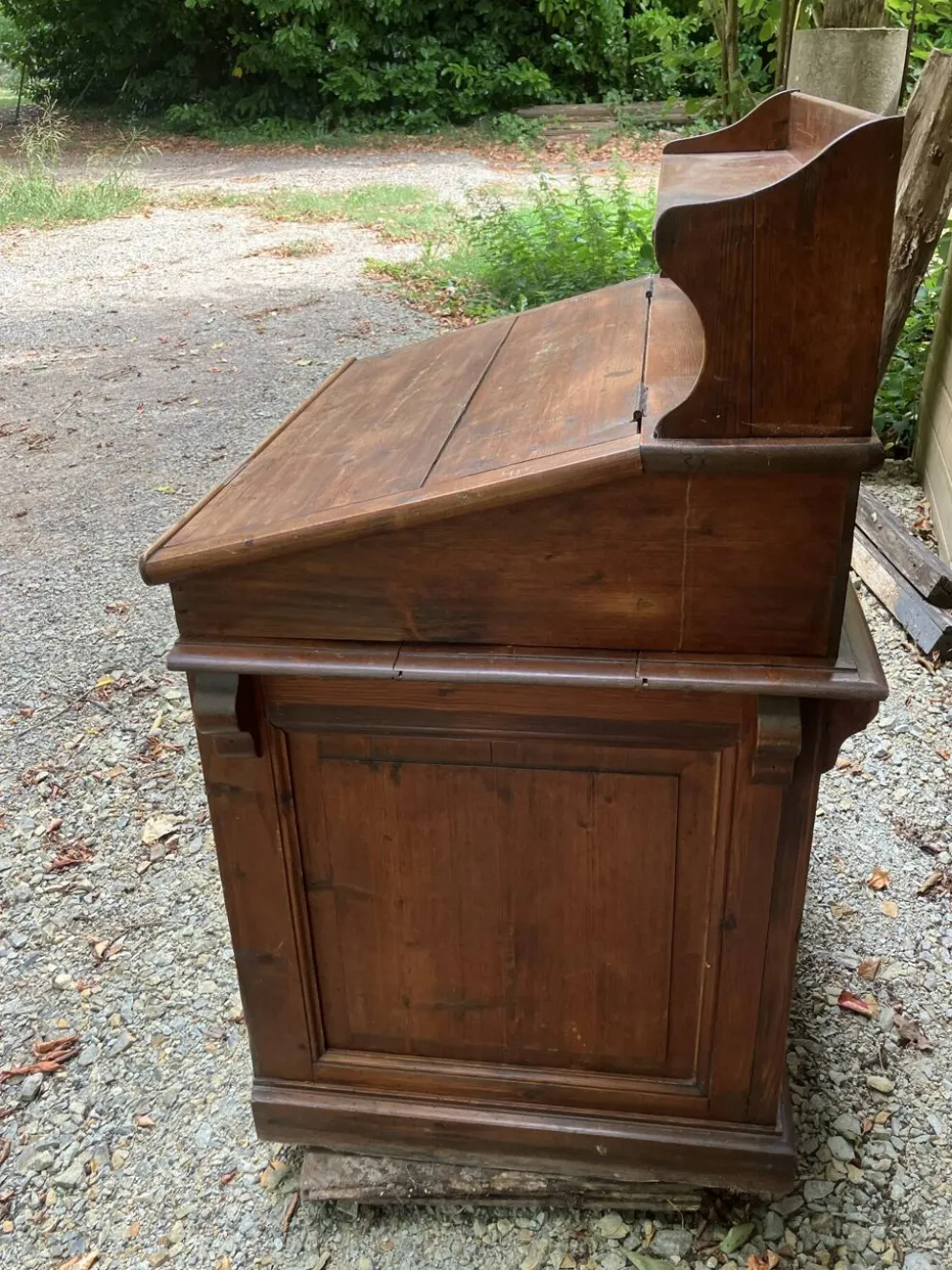 Petit comptoir bureau vintage
