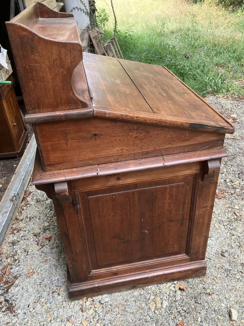 Petit comptoir bureau vintage