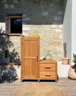 Petite armoire asymétrique « Pénélope »