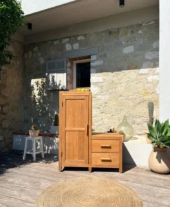 Petite armoire asymétrique « Pénélope »