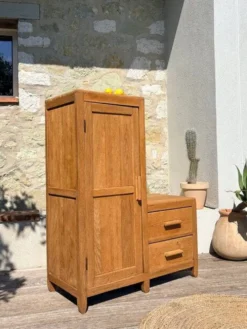 Petite armoire asymétrique « Pénélope »