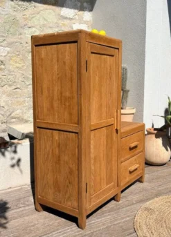 Petite armoire asymétrique « Pénélope »