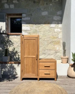 Petite armoire asymétrique « Pénélope »