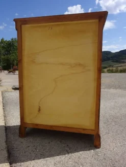 Petite armoire bibliothèque en merisier style Louis Philippe