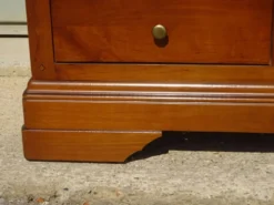 Petite armoire bibliothèque en merisier style Louis Philippe