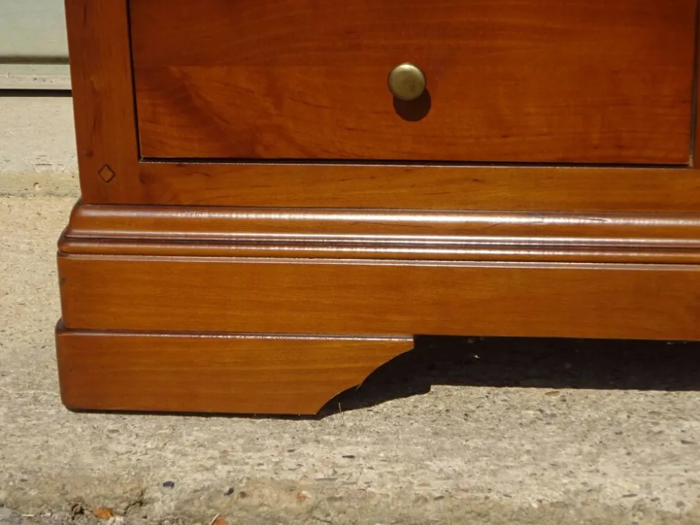 Petite armoire bibliothèque en merisier style Louis Philippe