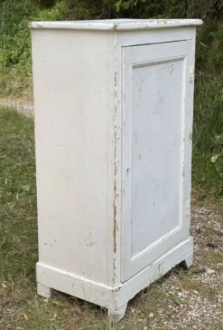 Petite armoire parisienne à 1 porte, confiturier vintage 1930-40