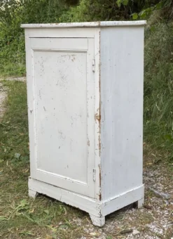Petite armoire parisienne à 1 porte, confiturier vintage 1930-40