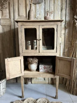Petite armoire vitrée ancienne