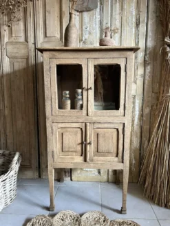 Petite armoire vitrée ancienne