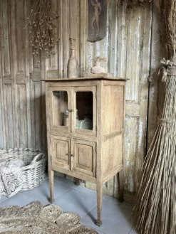 Petite armoire vitrée ancienne