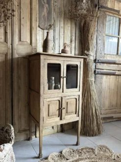 Petite armoire vitrée ancienne