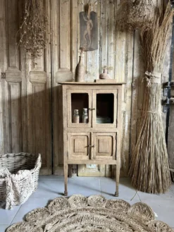 Petite armoire vitrée ancienne