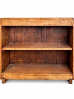 Petite bibliothèque en bois vintage / Étagère ouverte