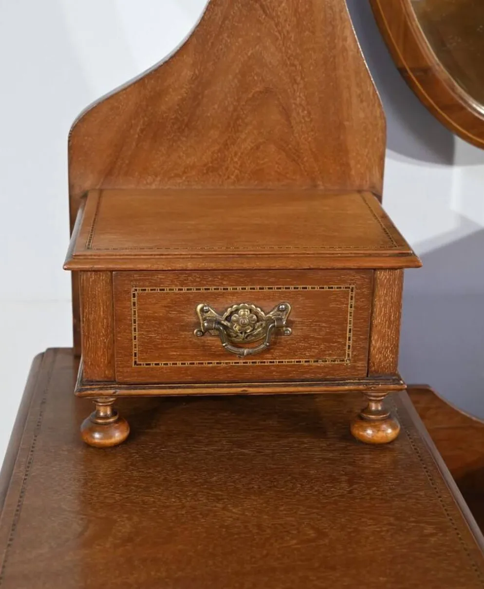Petite coiffeuse anglaise en acajou – 1920