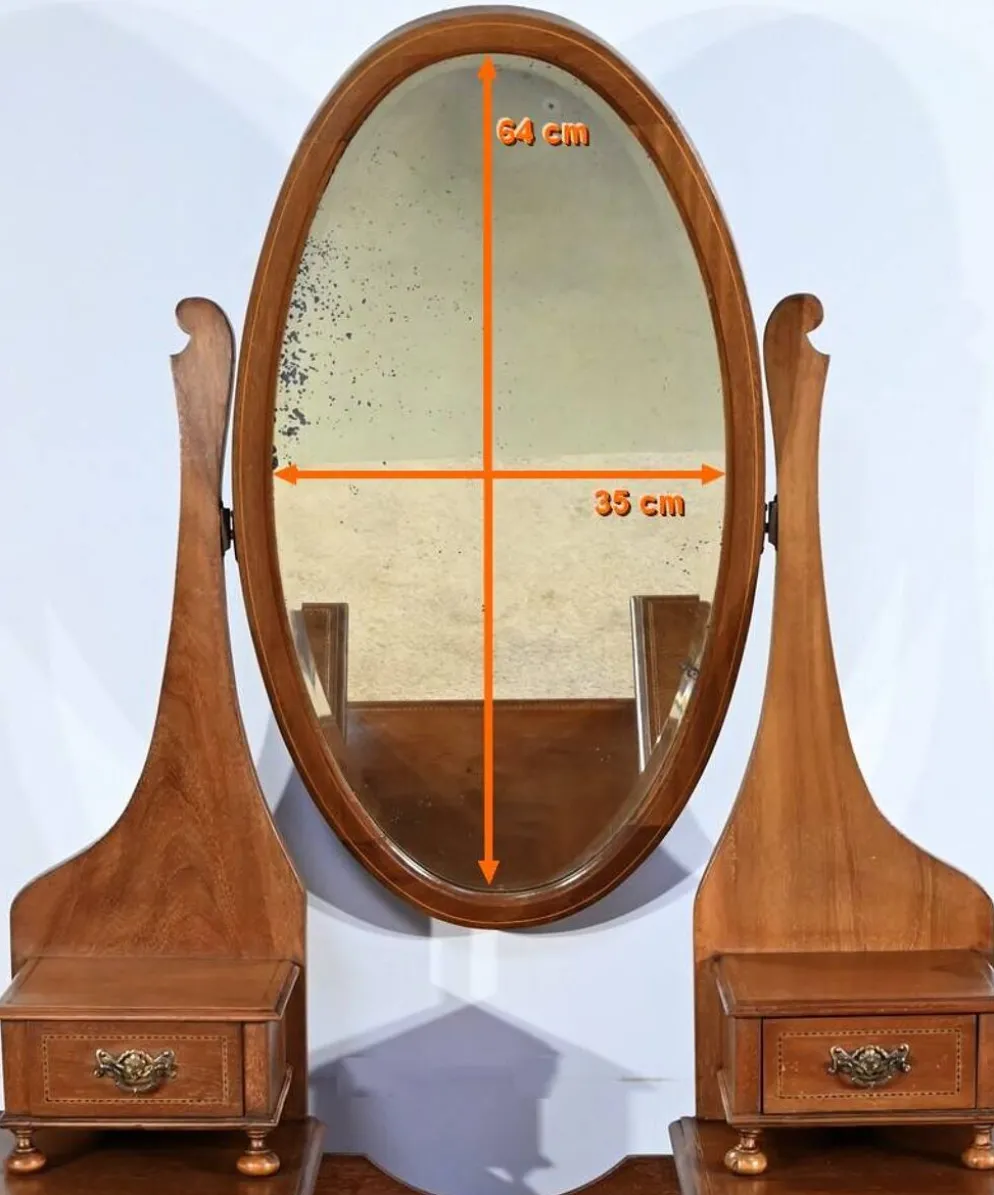 Petite coiffeuse anglaise en acajou – 1920