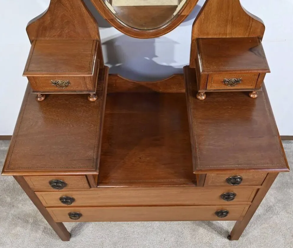 Petite coiffeuse anglaise en acajou – 1920