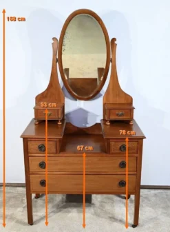 Petite coiffeuse anglaise en acajou – 1920