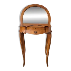 Petite coiffeuse table de nuit chevet style Louis XV
