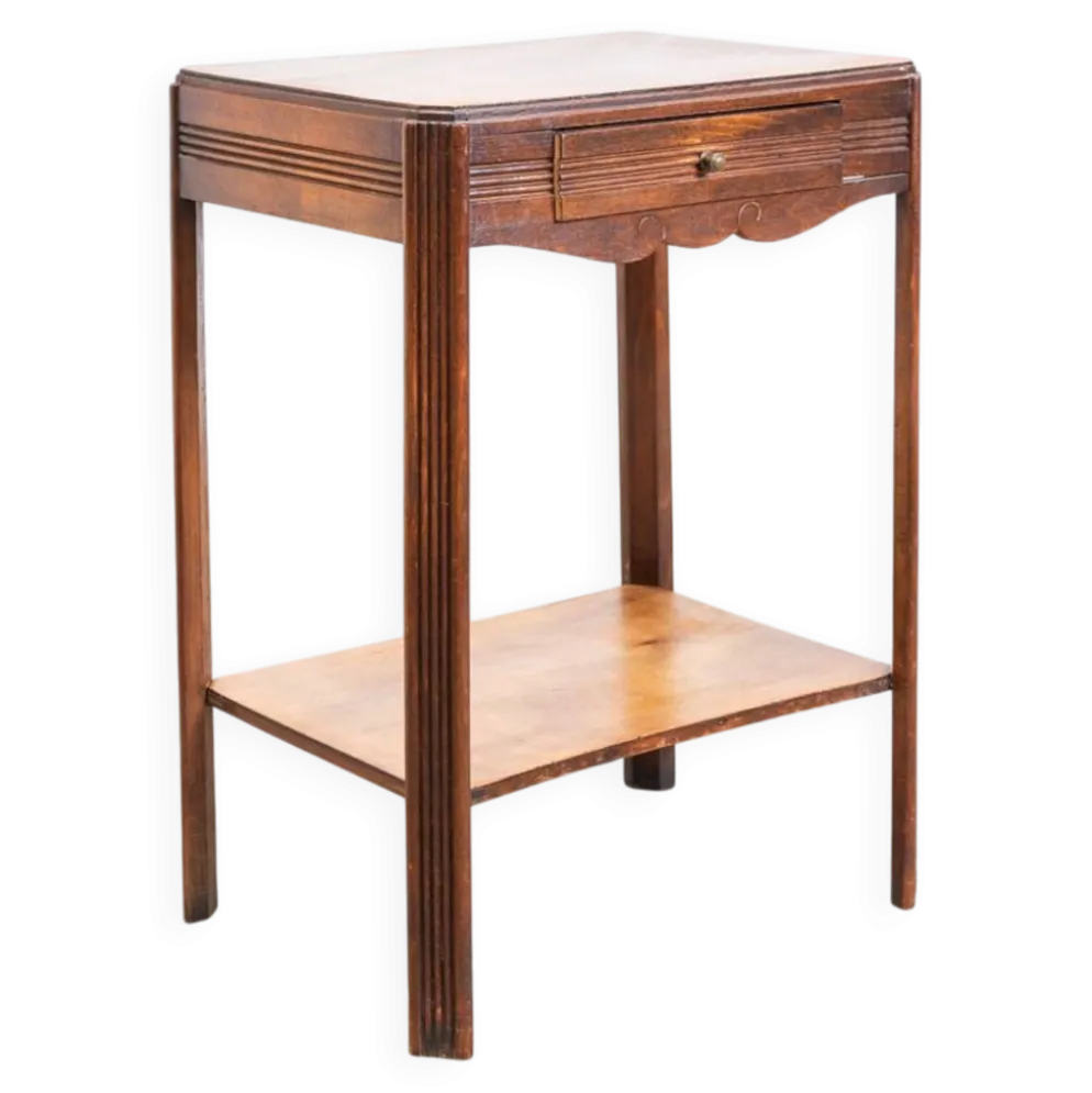 Petite commode Art déco en chêne massif