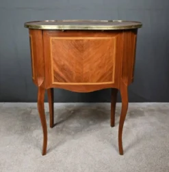 Petite Commode Coiffeuse en Acajou, style Transition – 1940