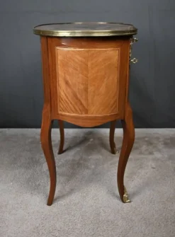 Petite Commode Coiffeuse en Acajou, style Transition – 1940