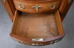 Petite Commode Coiffeuse en Acajou, style Transition – 1940