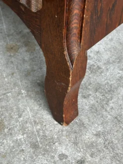 Petite commode en chêne à abattant – Mid-Century