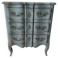 Petite commode patinée