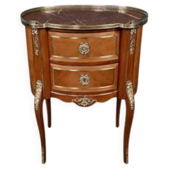 Petite Commode Rognon en Acajou, style Transition – Début XXe