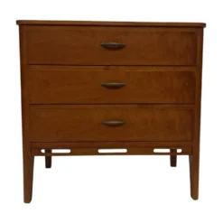 Petite commode vintage des années 1960 en chêne.
