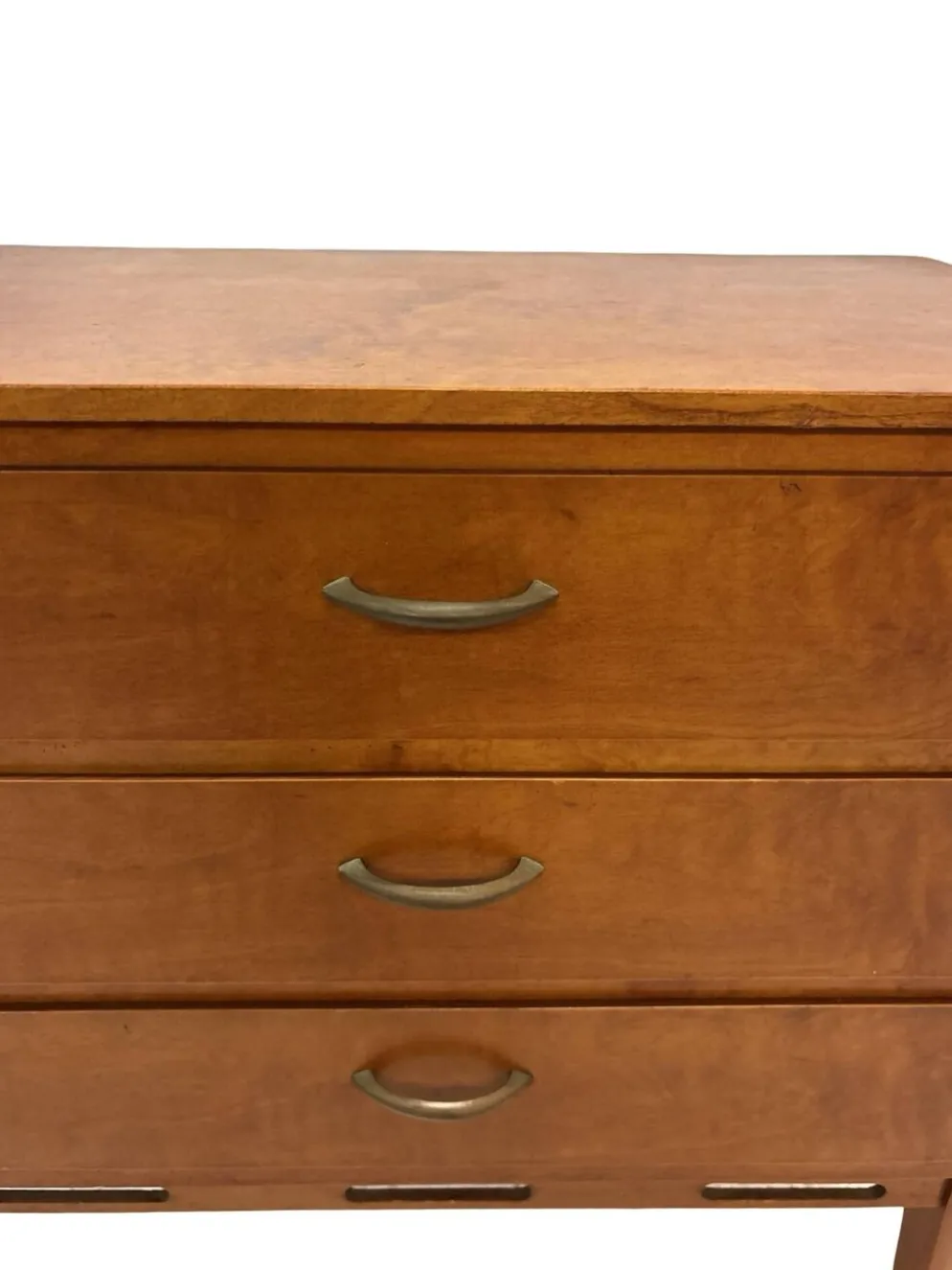 Petite commode vintage des années 1960 en chêne.