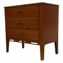 Petite commode vintage des années 1960 en chêne.