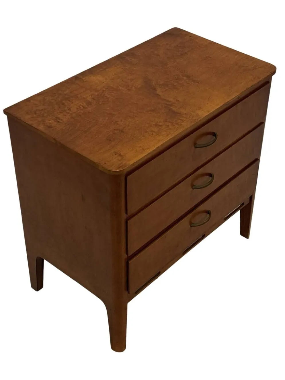 Petite commode vintage des années 1960 en chêne.