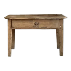 Petite console ou table de chevet en pin massif (rénovée)