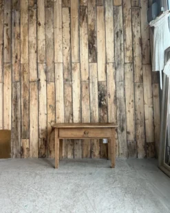 Petite console ou table de chevet en pin massif (rénovée)