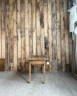 Petite console ou table de chevet en pin massif (rénovée)