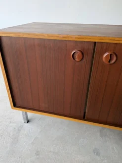 Petite enfilade / buffet double design scandinave moderniste teck